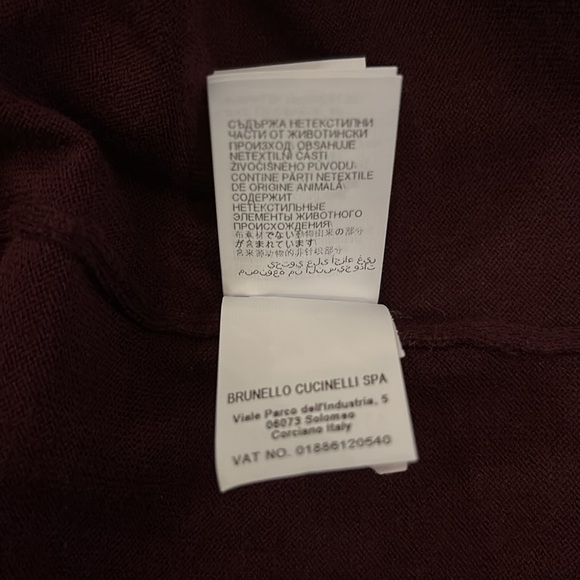 Brunello Cucinelli Long-Sleeve Cotton Polo Shirt 56IT/46US 795 - Picture 9 of 13